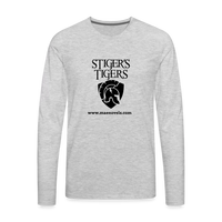 Men's T-Shirt Long Sleeve Logo - heather gray