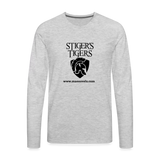 Men's T-Shirt Long Sleeve Logo - heather gray