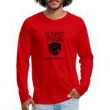 Men's T-Shirt Long Sleeve Logo - red