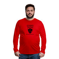 Men's T-Shirt Long Sleeve Logo - red