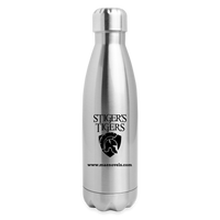 Insulated Stainless Steel Water Bottle Logo - silver