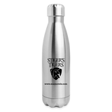 Insulated Stainless Steel Water Bottle Logo - silver