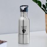 Water Bottle Logo - silver