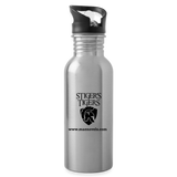 Water Bottle Logo - silver