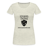 Women's T-Shirt Stiger's Logo - heather oatmeal