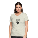 Women's T-Shirt Stiger's Logo - heather oatmeal