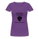 Women's T-Shirt Stiger's Logo - purple