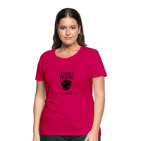 Women's T-Shirt Stiger's Logo - dark pink