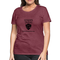 Women's T-Shirt Stiger's Logo - heather burgundy